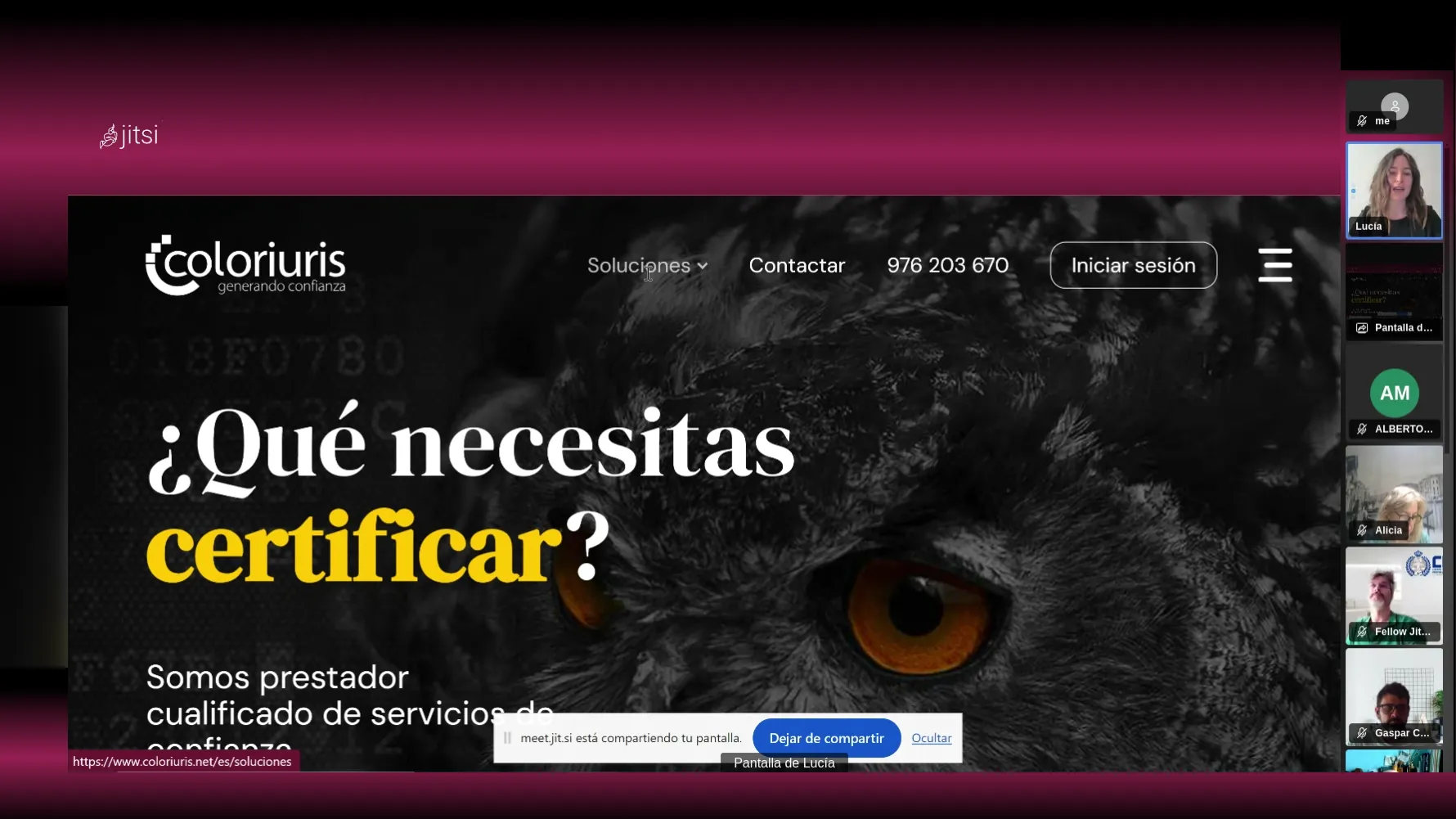 Taller Coloriuris: Certificados y certificación digital.